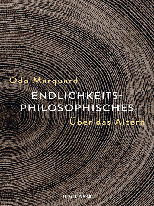 Title details for Endlichkeitsphilosophisches by Odo Marquard - Available